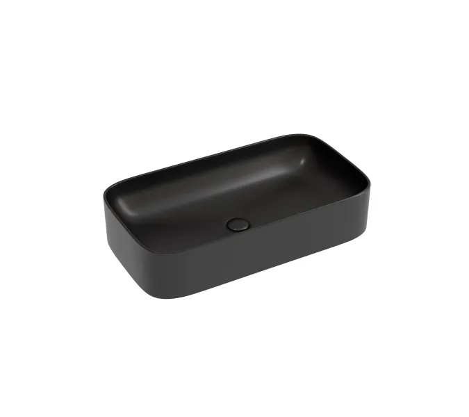 Умывальник чаша Ceramica Nova накладная (Черный Матовый) Element 705*380*150 мм, Выбрать цвет: Черный, изображение 9