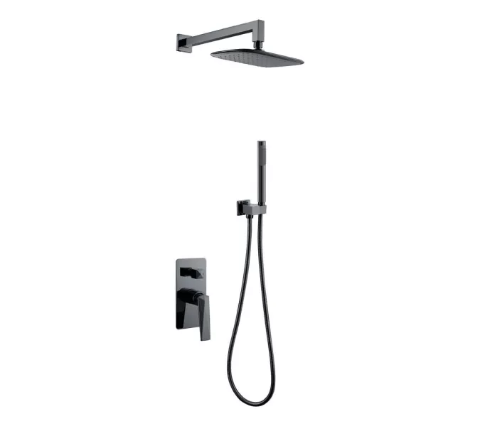 Душевая система встраиваемая  Boheme 374-SGM, Выбрать цвет: Антрацит