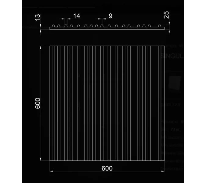 Панель гипсовая 3D ARTPOLE  SINGULAR, изображение 6