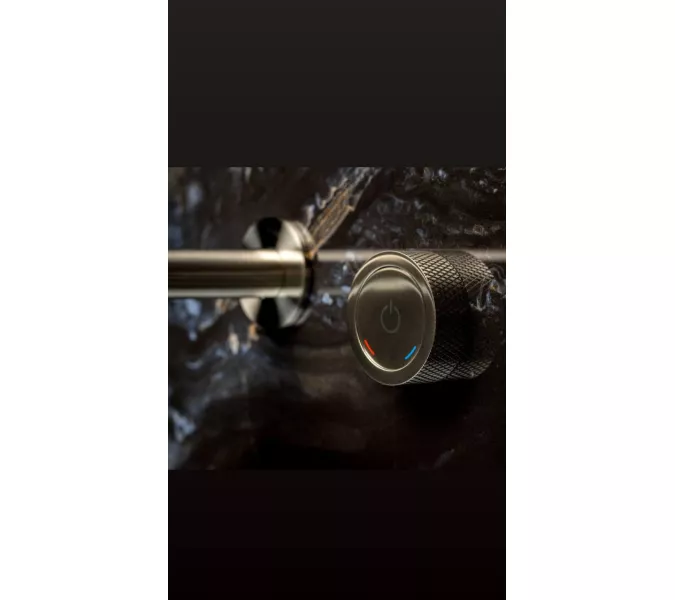 Смеситель автоматический для умывальника BOHEME TECH MATT GOLD 158/2-MG, Выбрать цвет: Золото матовое, изображение 6