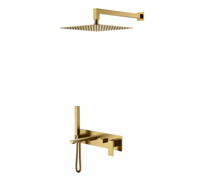 Душевые системы: Душевая система встраиваемая   Boheme Qubic 474-BR Bronze 1 в магазине Акватория