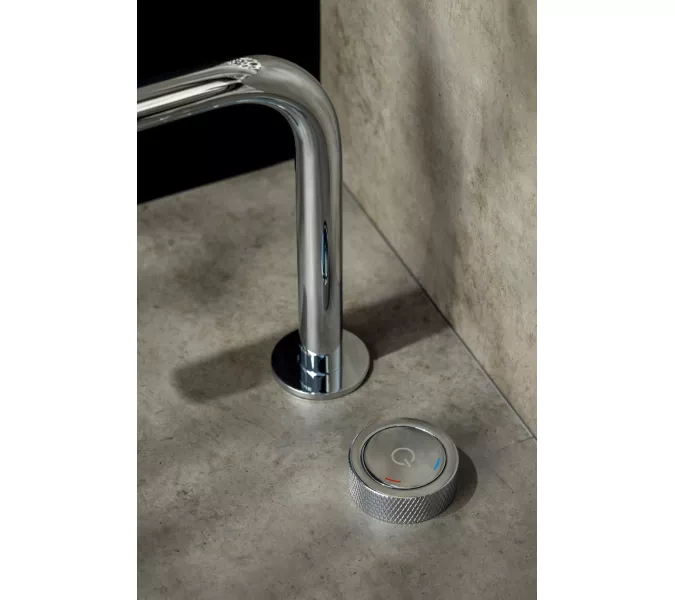 Смеситель автоматический для умывальника BOHEME TECH CHROME 158-CR, Выбрать цвет: Хром, изображение 7