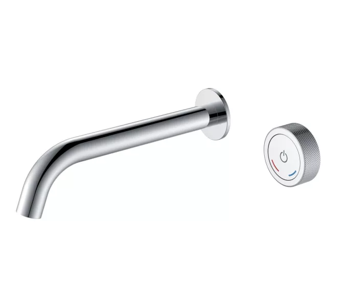 Смеситель автоматический для умывальника BOHEME TECH CHROME 158/2-CR, Выбрать цвет: Хром