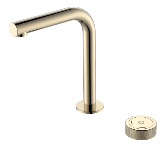 Смеситель автоматический для умывальника BOHEME TECH GOLD 158-G, Выбрать цвет: Золото