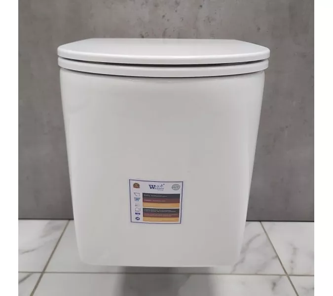 Унитаз подвесной WW NESENBACH 004 GL-WT, изображение 4