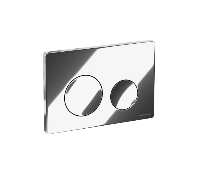 Кнопка смыва CERAMICANOVA Balance, клавиши Circle, цвет хром глянцевый, арт. CN12-001CH, Выбрать цвет: Хром глянцевый, изображение 2