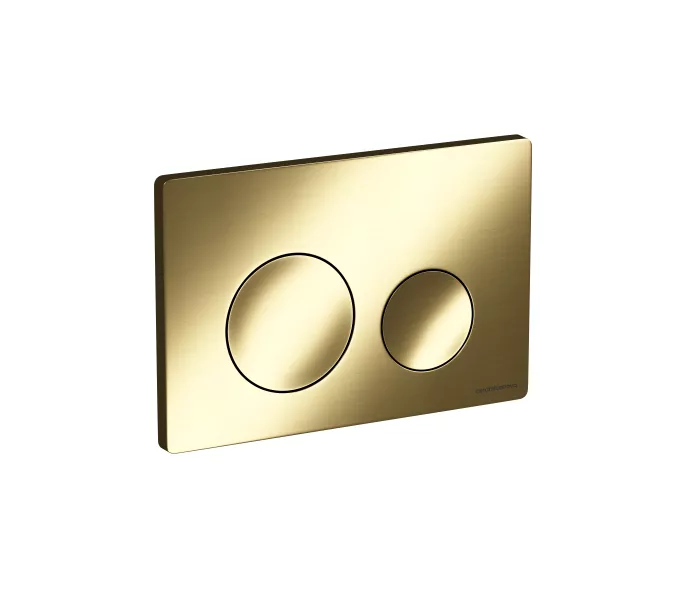 Кнопка смыва CERAMICANOVA Balance, клавиши Circle, цвет брашированное золото, арт. CN12-001BG, Выбрать цвет: Брашированное золото, изображение 2