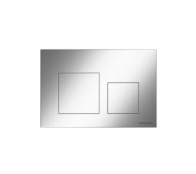 Кнопка смыва CERAMICANOVA Balance, клавиши Square, цвет хром матовый, арт. CN12-002M, Выбрать цвет: Хром матовый