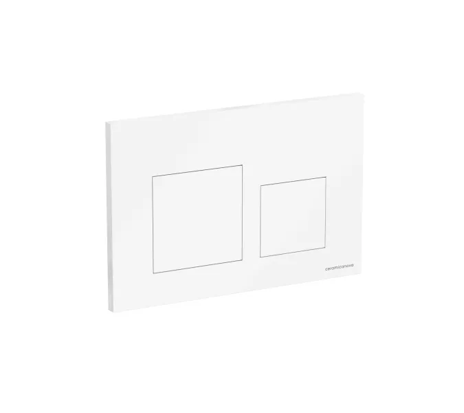 Кнопка смыва CERAMICANOVA Balance, клавиши Square, цвет белый глянцевый, арт.CN12-002W, Выбрать цвет: Белый глянцевый, изображение 2