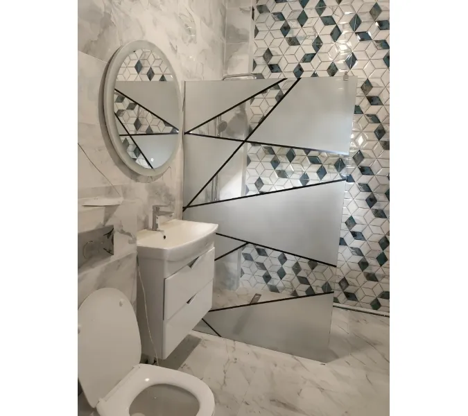 Душевая перегородка  PICK T90 Ceruttispa без поддона (90x190), Цвет профиля: Хром, Выбрать размер: 90х70-120, изображение 2