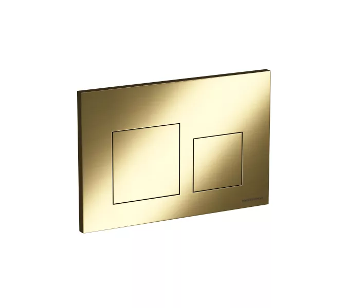 Кнопка смыва CERAMICANOVA Balance, клавиши Square, цвет брашированное золото, арт. CN12-002BG, Выбрать цвет: Брашированное золото, изображение 2
