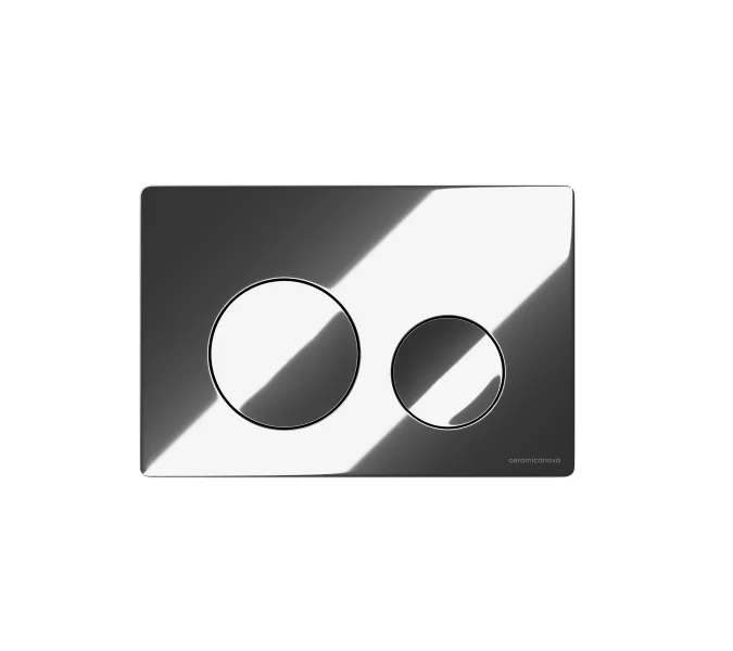 Кнопка смыва CERAMICANOVA Balance, клавиши Circle, цвет хром глянцевый, арт. CN12-001CH, Выбрать цвет: Хром глянцевый