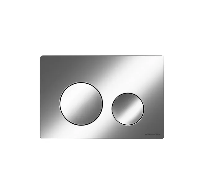 Кнопка смыва CERAMICANOVA Balance, клавиши Circle, цвет хром матовый,арт. CN12-001M, Выбрать цвет: Хром матовый, изображение 2
