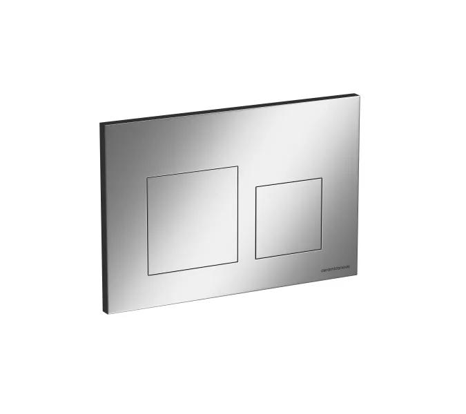 Кнопка смыва CERAMICANOVA Balance, клавиши Square, цвет хром матовый, арт. CN12-002M, Выбрать цвет: Хром матовый, изображение 2