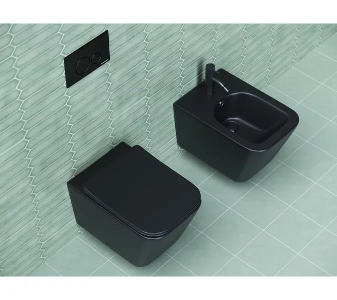 Подвесной унитаз CERAMICANOVA Metric Rimless, изображение 10