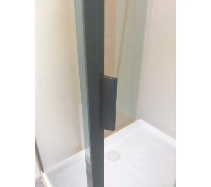 Душевой угол MARBELLA 120B L/R  Ceruttispa без поддона (80x120x190), Цвет профиля: Черный, Выбрать размер: 120х80, Ориентация: левая, изображение 11