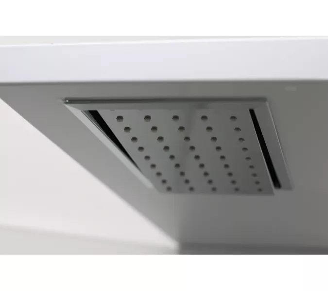 Кабина CHIKA901T душевая без крыши Ceruttispa (90x90x215-225), Цвет профиля: Хром, Тип поддона: Низкий, изображение 14