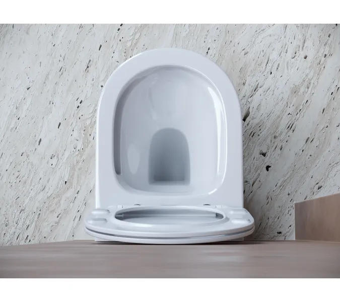Подвесной унитаз CERAMICANOVA  Balearica  Rimless, Выбрать цвет: Белый, изображение 6