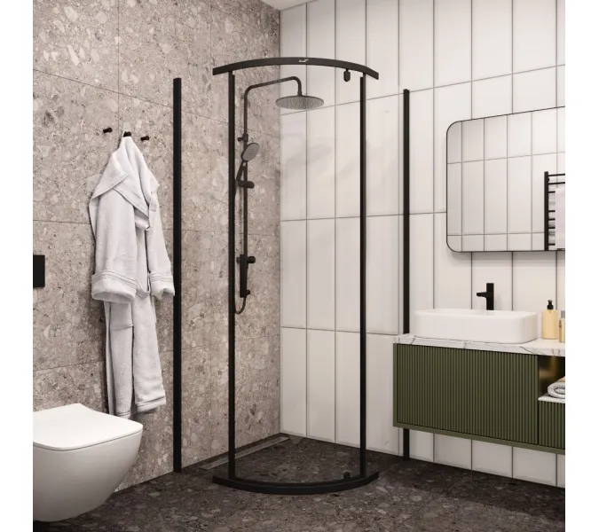 Душевой угол  KORRA Z90B  Ceruttispa  без поддона (90x90x195)