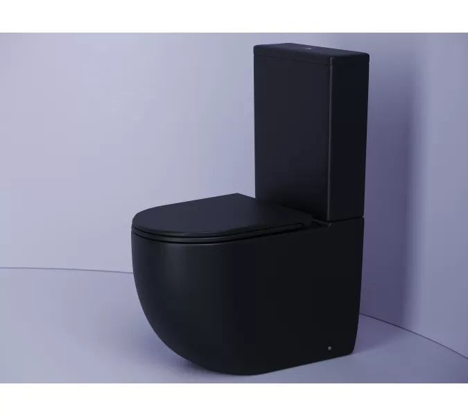 Напольный пристенный унитаз CERAMICANOVA Metropol Rimless