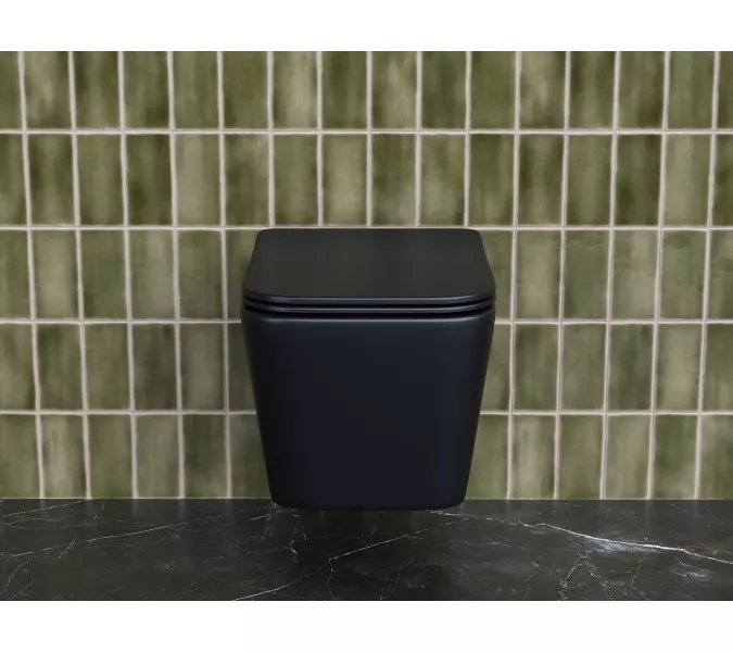 Подвесной унитаз CERAMICANOVA Metric Rimless, изображение 3