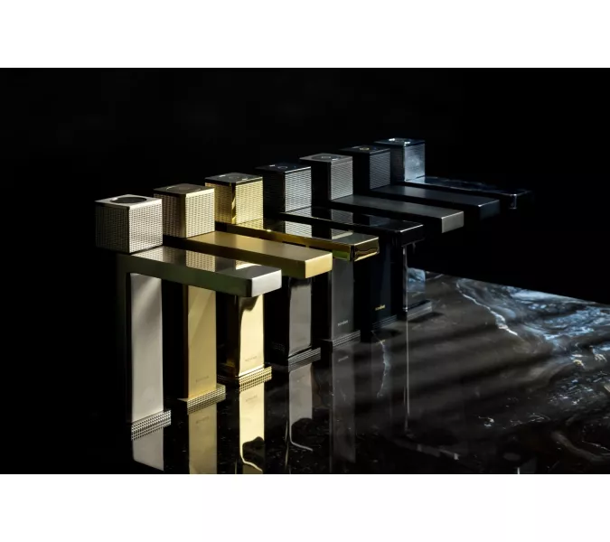 Смеситель автоматический для раковины Boheme QUAD 159-MG матовое золото, Выбрать цвет: Матовое золото, изображение 3