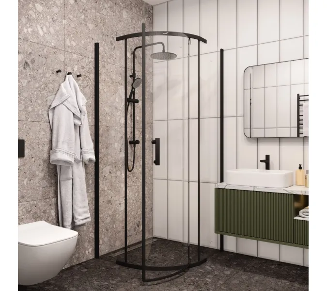 Душевой угол  KORRA Z90B  Ceruttispa  без поддона (90x90x195), изображение 3