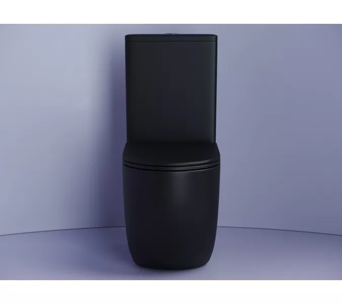 Напольный пристенный унитаз CERAMICANOVA Metropol Rimless, изображение 2