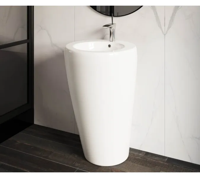 Умывальник-моноблок CERAMICANOVA  CN1807, изображение 2