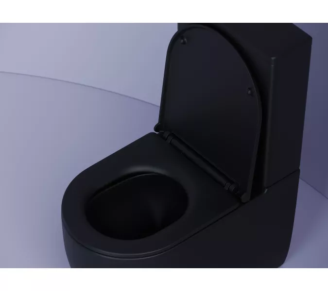 Напольный пристенный унитаз CERAMICANOVA Metropol Rimless, изображение 3