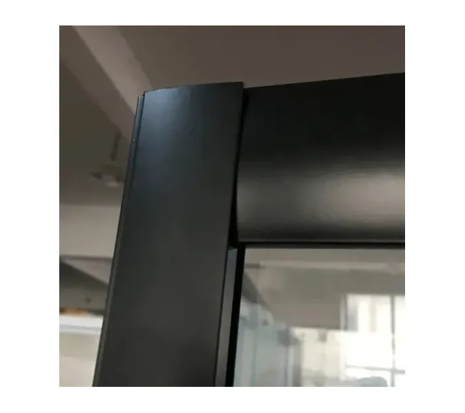 Душевое ограждение Ceruttispa  VIVA90B/100B  без поддона (90x90/100х100), Цвет профиля: Черный, Выбрать размер: 90х90, изображение 5