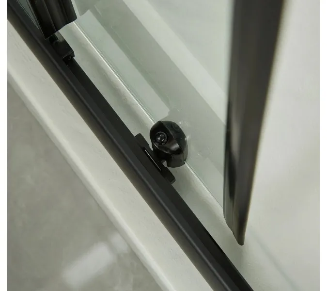 Душевой угол  MUZA90/120  Ceruttispa без поддона (90x90/80х120), Цвет профиля: Черный, Выбрать размер: 90х90, изображение 5