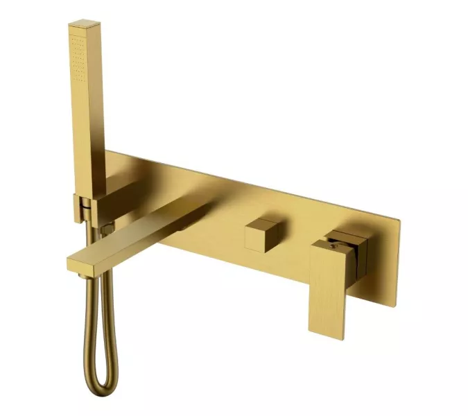 Душевые системы: Душевая система встраиваемая  Boheme Qubic 474-2-BR Bronze 1 в магазине Акватория