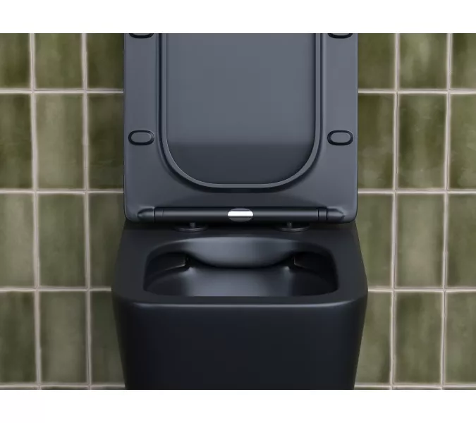 Подвесной унитаз CERAMICANOVA Metric Rimless, изображение 6