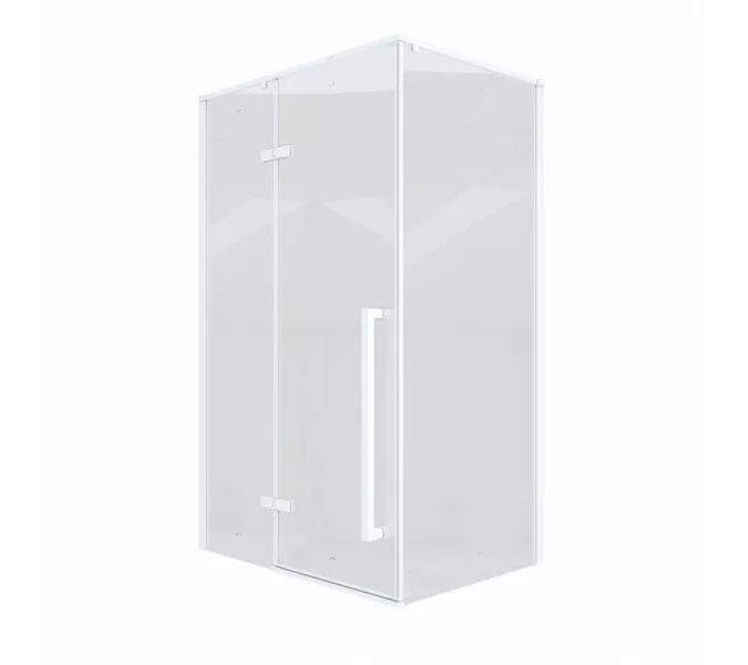Душевой угол  C1AW  Ceruttispa без поддона (120x90x195), Цвет профиля: Белый, Выбрать размер: 120х90, изображение 5
