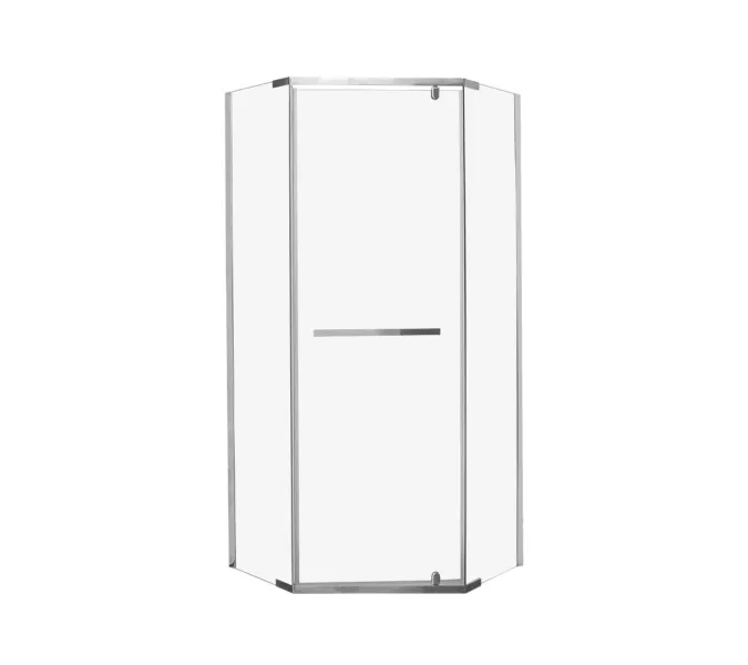 Душевой угол  CHIKA ZP91T/ ZP101T  Ceruttispa без поддона (90х90/100х100), Цвет профиля: Хром, Выбрать размер: 90х90