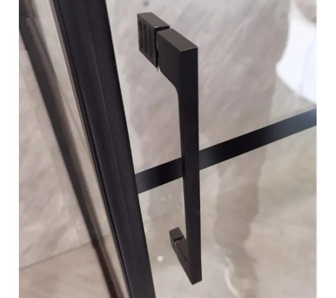 Душевой угол  MUZA90/120  Ceruttispa без поддона (90x90/80х120), Цвет профиля: Черный, Выбрать размер: 90х90, изображение 6