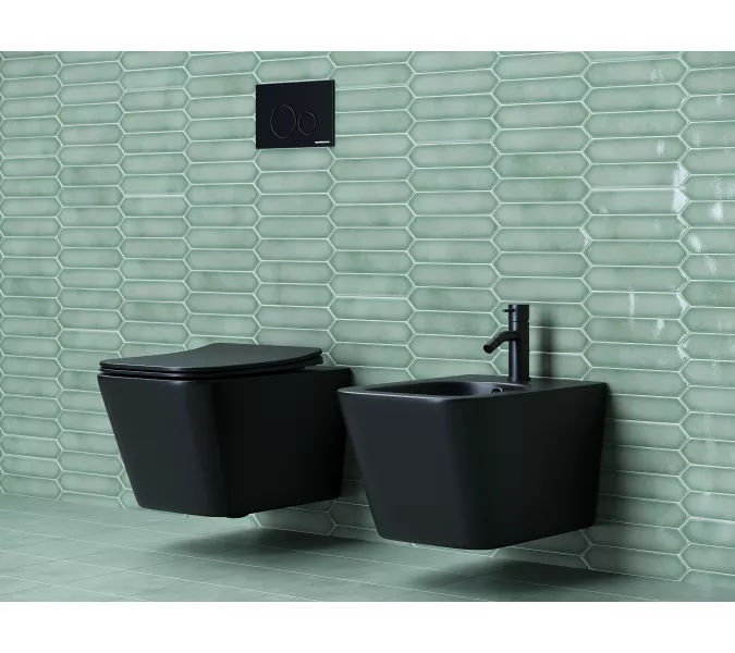 Подвесной унитаз CERAMICANOVA Metric Rimless, изображение 11