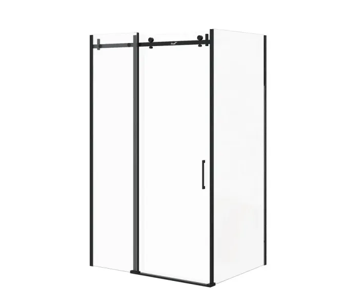 Душевой угол  CEZA'S120B  Ceruttispa без поддона (90x120x195), Цвет профиля: Черный, Выбрать размер: 120x90, изображение 6
