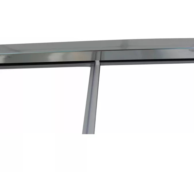 Кабина CHIKA901T душевая без крыши Ceruttispa (90x90x215-225), Цвет профиля: Хром, Тип поддона: Низкий, изображение 6