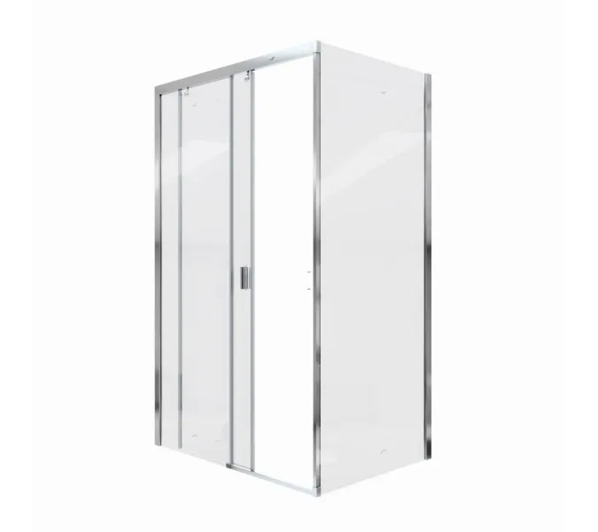 Душевой угол  MARBELLA 120 L/R  Ceruttispa без поддона (80x120x190), Цвет профиля: Хром, Выбрать размер: 120х80, Ориентация: левая, изображение 6