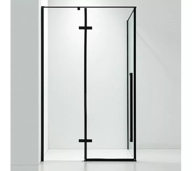 Душевой угол C1A  Ceruttispa без поддона (120x90x195), Цвет профиля: Черный, Выбрать размер: 120х90, изображение 6