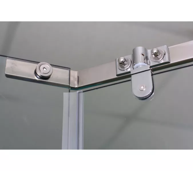 Душевой угол  CHIKA ZP91T/ ZP101T  Ceruttispa без поддона (90х90/100х100), Цвет профиля: Хром, Выбрать размер: 90х90, изображение 7