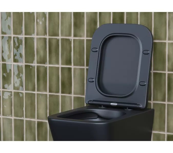 Подвесной унитаз CERAMICANOVA Metric Rimless, изображение 7