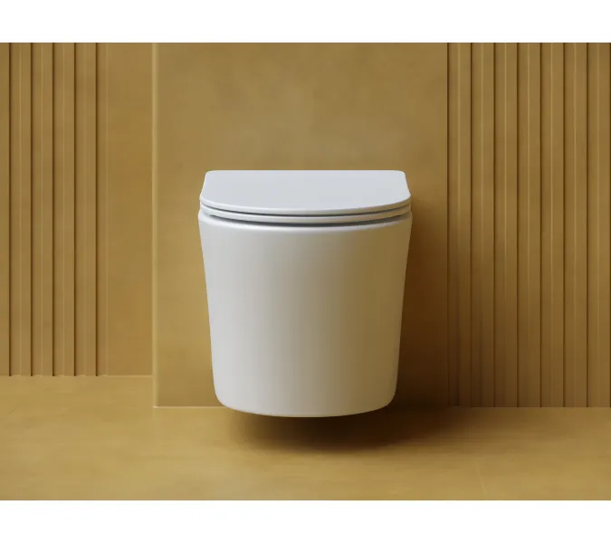 Подвесной унитаз CERAMICANOVA Balearica Rimless (цвет Белый Матовый), Выбрать цвет: Белый матовый, изображение 3