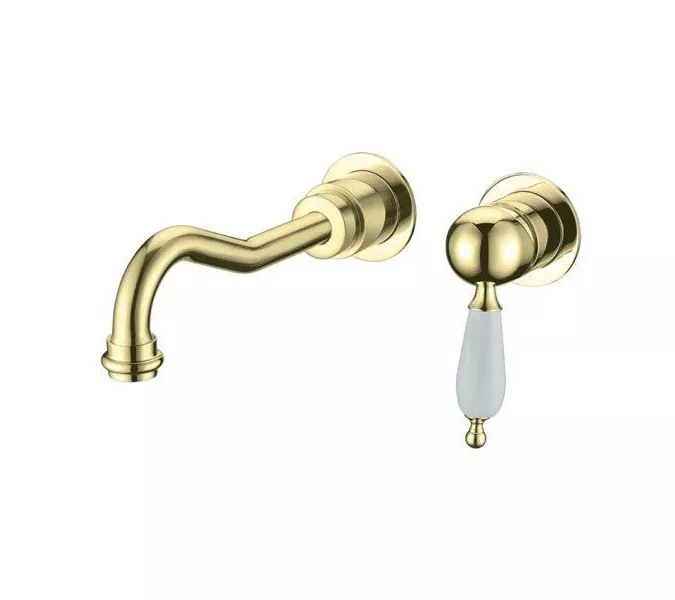 Смеситель для раковины встраиваемый  BOHEME 287, Выбрать цвет: Белый