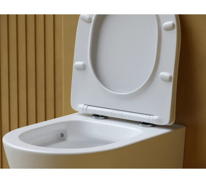 Подвесной унитаз CERAMICANOVA Balearica Rimless (цвет Белый Матовый), Выбрать цвет: Белый матовый, изображение 6