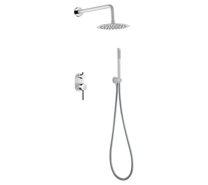 Душевая система встраиваемая  Boheme Uno 464-WCR, Выбрать цвет: Сатин