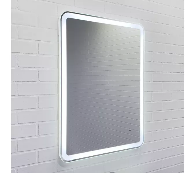 Зеркало для ванной Comforty Лотос-60 LED-подсветка, бесконтактный сенсор, изображение 2