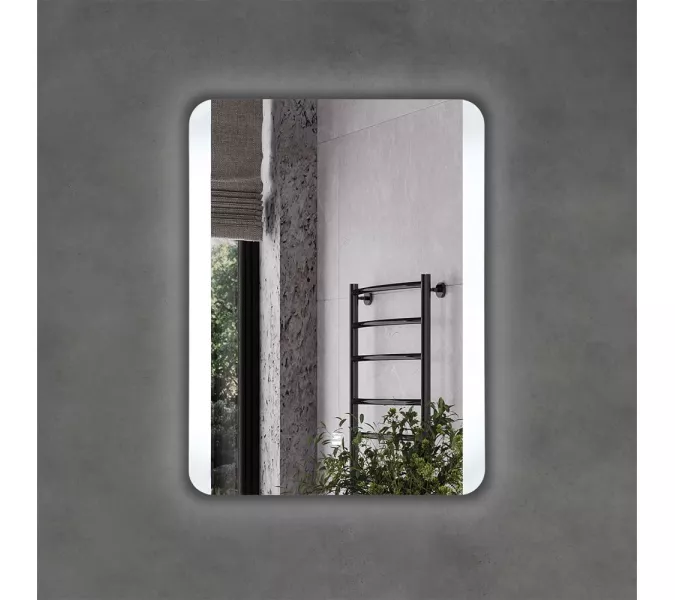 Зеркало для ванной Comforty Флокс-60 LED-подсветка, бесконтактный сенсор, антизапотевание